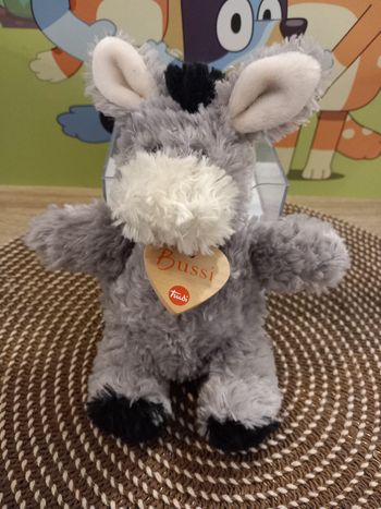 Peluche âne bussi trudi 18cm 
