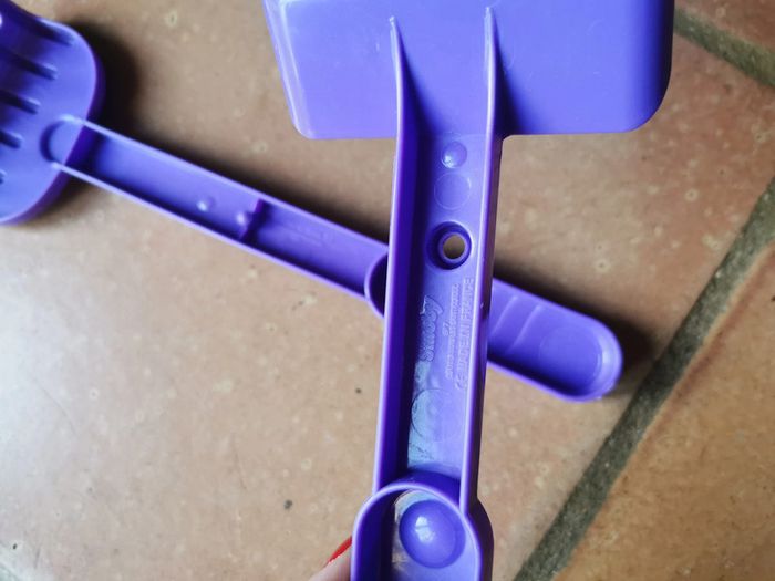 Jeu de plage enfant pelle et rateau violets Smoby - photo numéro 3