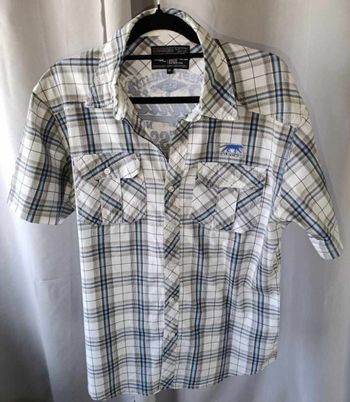 Chemise carreaux ARNESS XL bleu gris