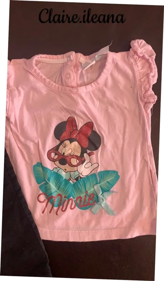 🛑ensemble minnie🛑12mois - photo numéro 3