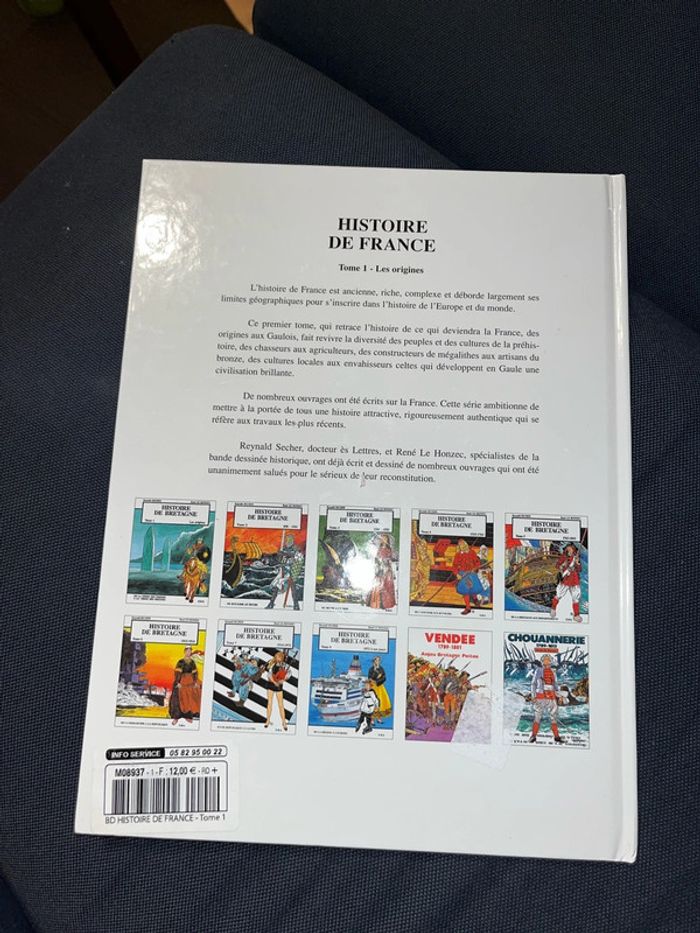 Bande dessinée histoire de France tome 1 les origines - photo numéro 2