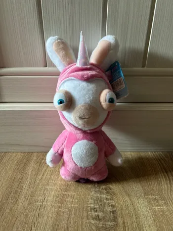 Peluche officielle Lapins Cretins / déguisement licorne / neuf avec étiquette / Ubisoft