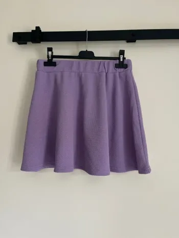 Jupe évasée violette