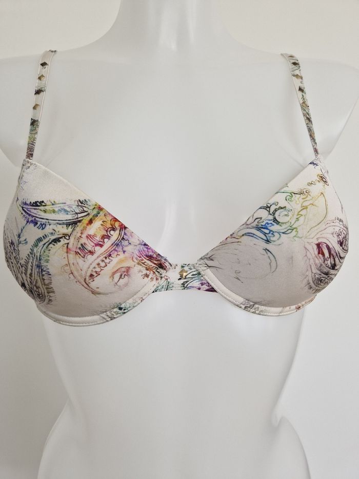 Soutien gorge blanc à motifs colorés Antigel - photo numéro 3