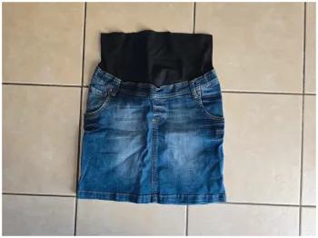 Jupe de maternité denim