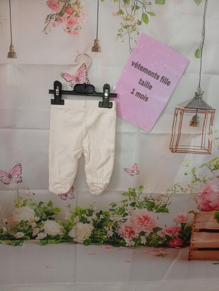 Ensemble fille Kiabi rose clair taille 1 mois / 56 cm - photo numéro 5
