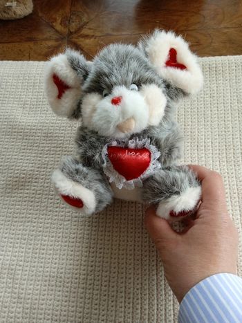 Peluche souris tendresse
