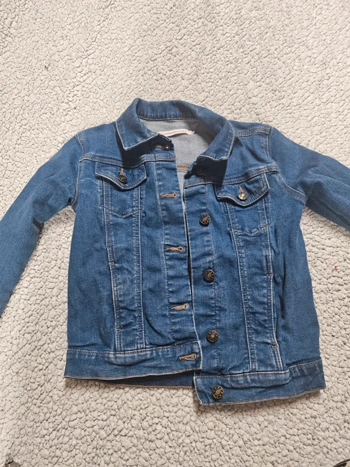 Veste en jean fille 6 ans