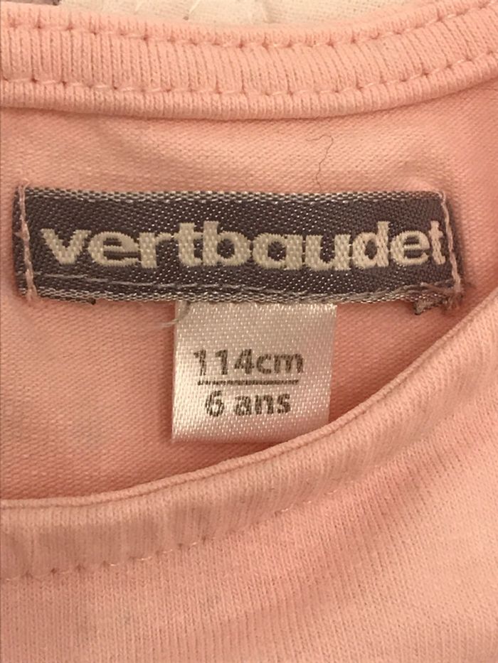 T-shirt manches longues rose 6 Ans - photo numéro 5