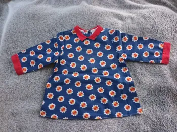 Blouse imprimé des années 70