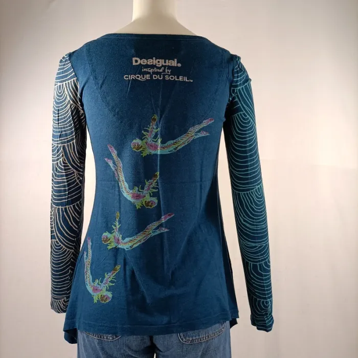T-shirt strass - Desigual inspired by Cirque du soleil A1149 - photo numéro 4