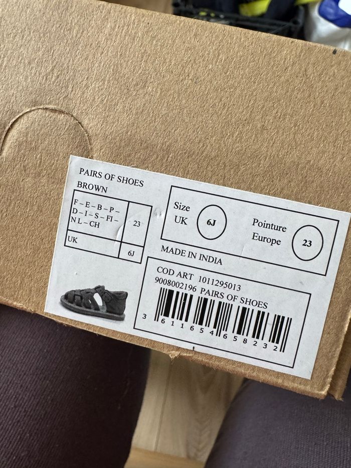 Sandales verbaudet marron