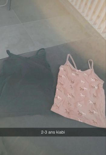 Lot de 2 débardeur fille