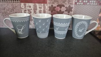 Lot de 4 tasses linvosges