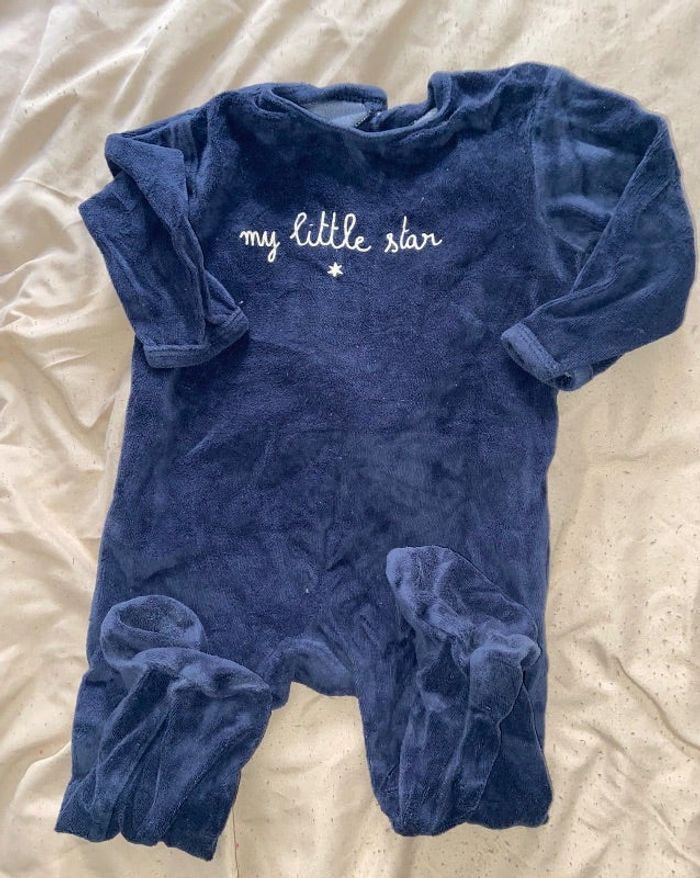 Pyjama my little star 18 mois bleu kiabi