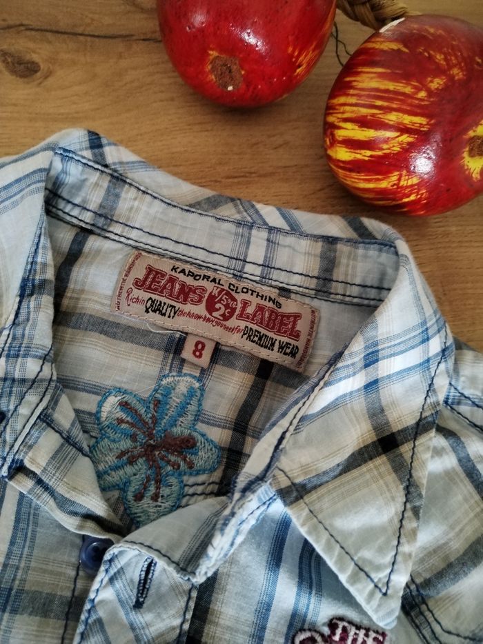 Chemise manches courtes kaporal 8ans - photo numéro 2