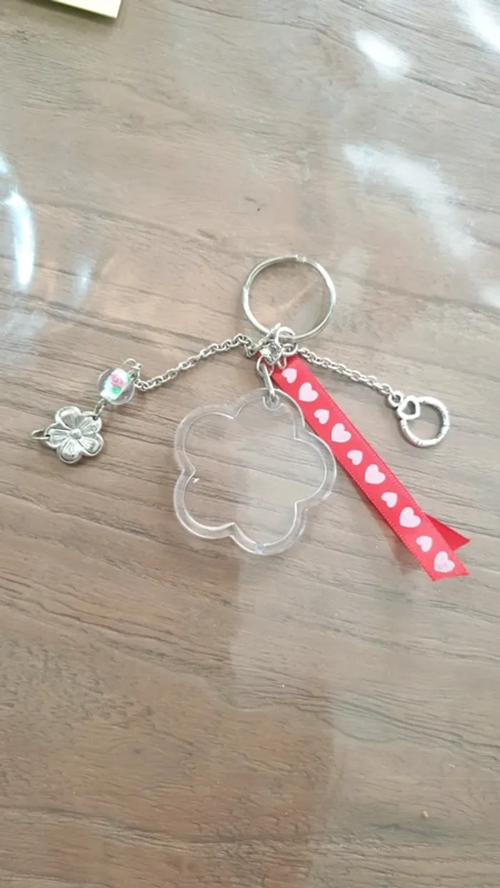 Porte clé fleur photo