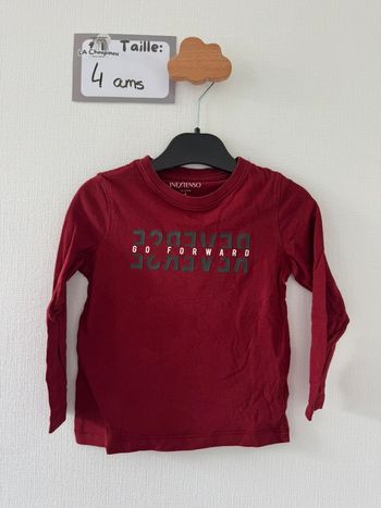 Tee shirt manches longues - taille 4 ans 🌼