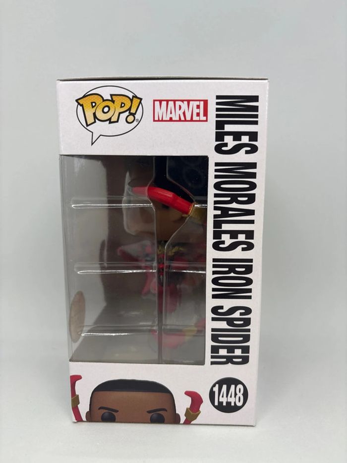 Funko pop miles morales iron spider marvel Disney Spider-Man 1448 chase - photo numéro 2