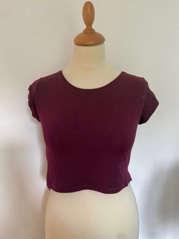 Top court femme taille XS Bershka