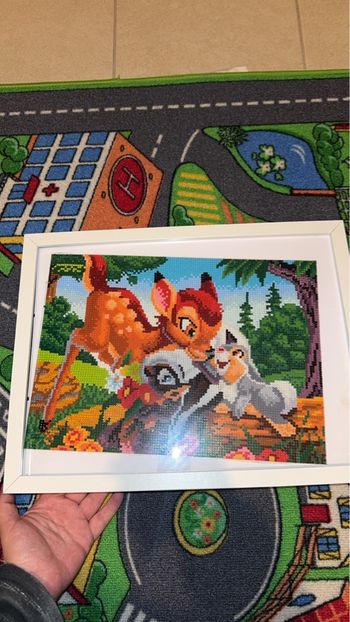 Diamonds painting Bambi avec cadre