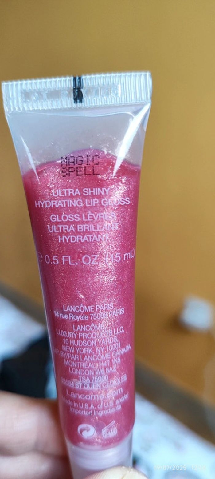 Lancôme Juicy Tubes Lip Gloss Pailleté Teinte Magic Spell - photo numéro 6