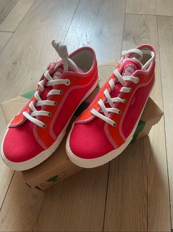 Basket toile kickers fille