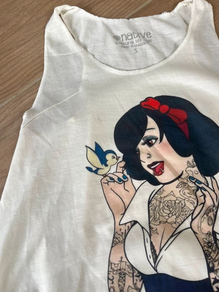 Lot de 2 débardeurs princesses taille S pour enfant - photo numéro 3