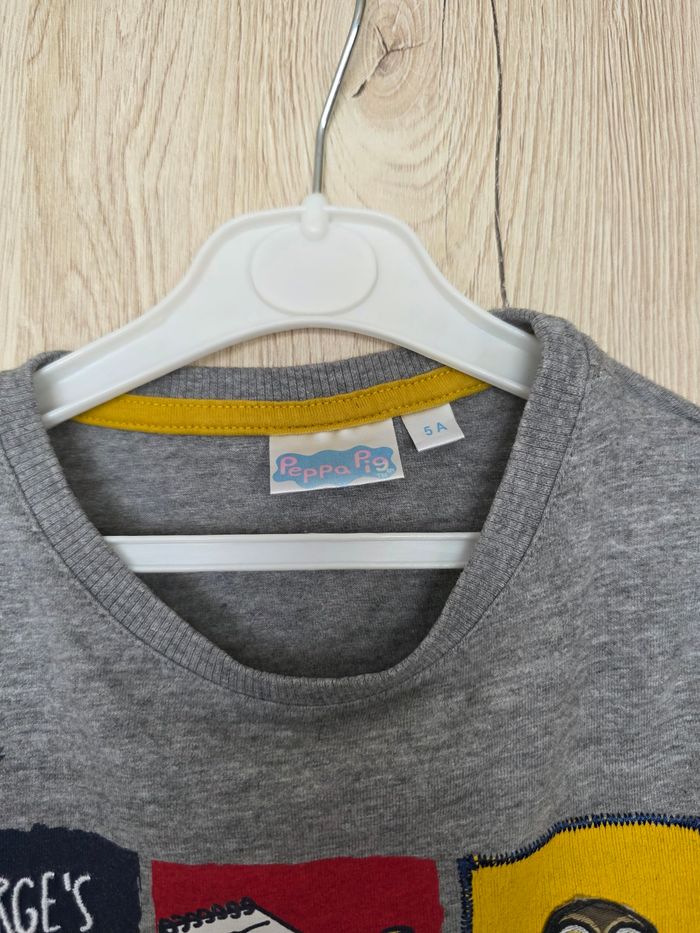 TEE-SHIRT MANCHE LONGUE PEPPA PIG GEORGES 5ANS - photo numéro 3