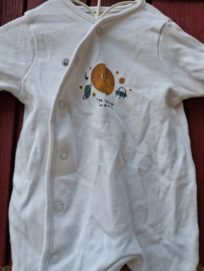 Lot de pyjamas léger 3 mois Tex - photo numéro 5