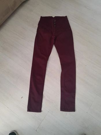 Pantalon slim taille haute Cache Cache