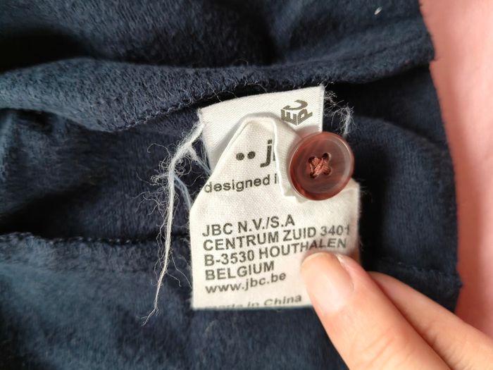 Veste garçon JBC bleu foncé boutons 68 cm - photo numéro 3