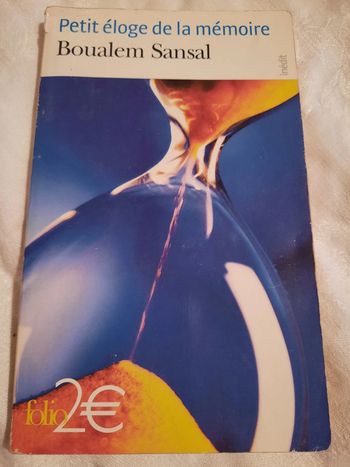 Boualem Sansal, Petit éloge de la mémoire