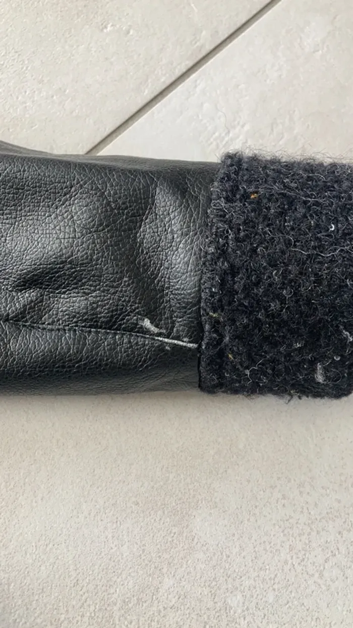 Manteau Comptoir des cotonniers bi matière taille 38 - photo numéro 3