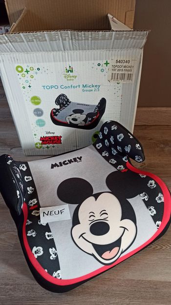 Siégé auto rehausseur Mickey neuf enfants