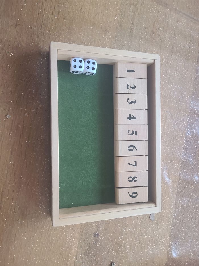 Jeu en bois Shut the box - photo numéro 2