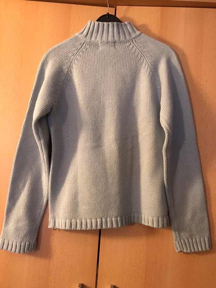 Pull bleu clair - photo numéro 2