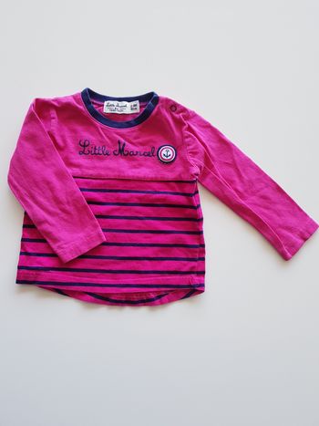 Little Marcel - Tee-shirt marinière à manches longues - 12-18 mois / 92 cm