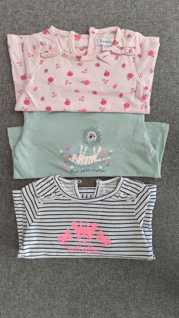 Lot de 3 tee-shirts ML