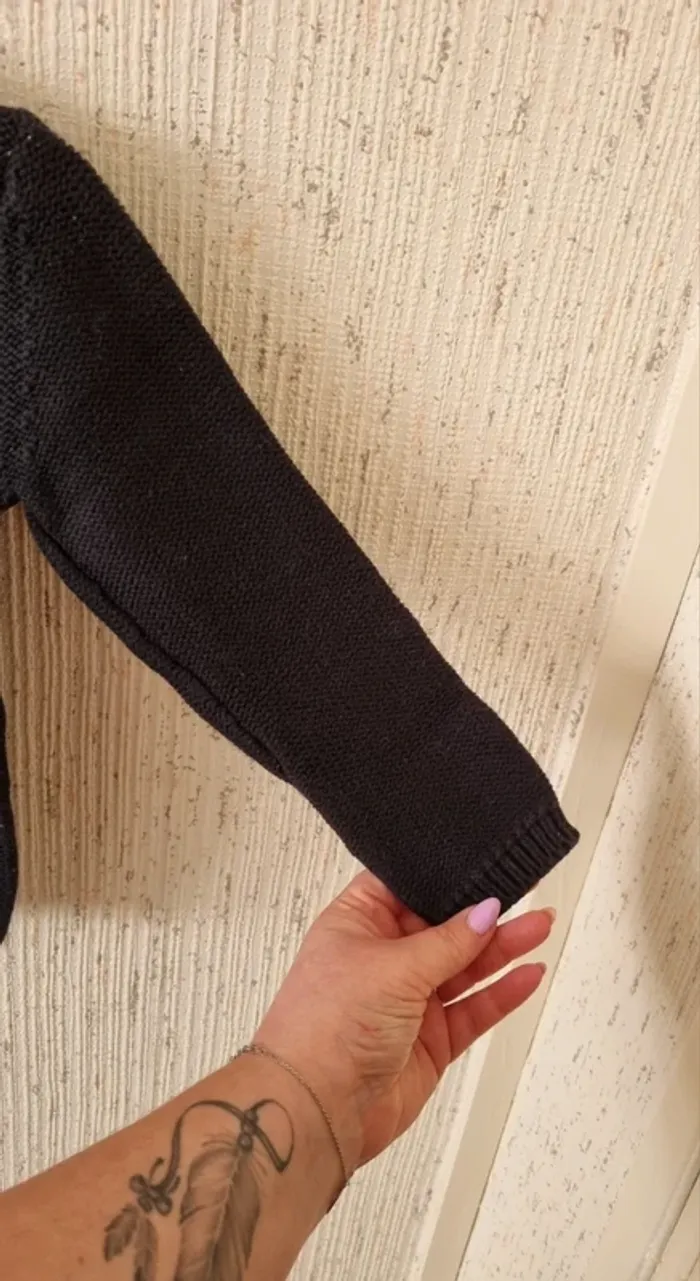 Pull Noir en laine taille 5 ans kiabi - photo numéro 7