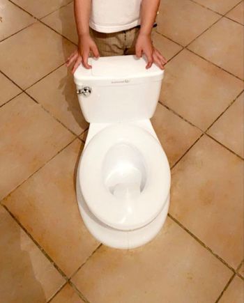 Mini toilette enfant sonore 