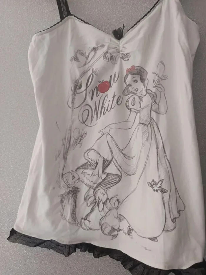 Top blanche neige - photo numéro 2