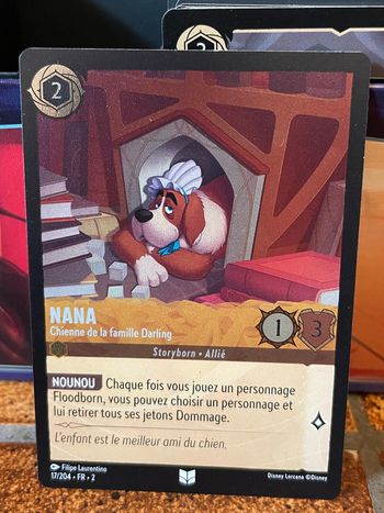 Carte Lorcana (Foil) - Nana : Chienne de la famille Darling - 17/204 - FR - 2