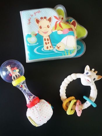 Trio de jouets d'éveil  "Sophie la Girafe"