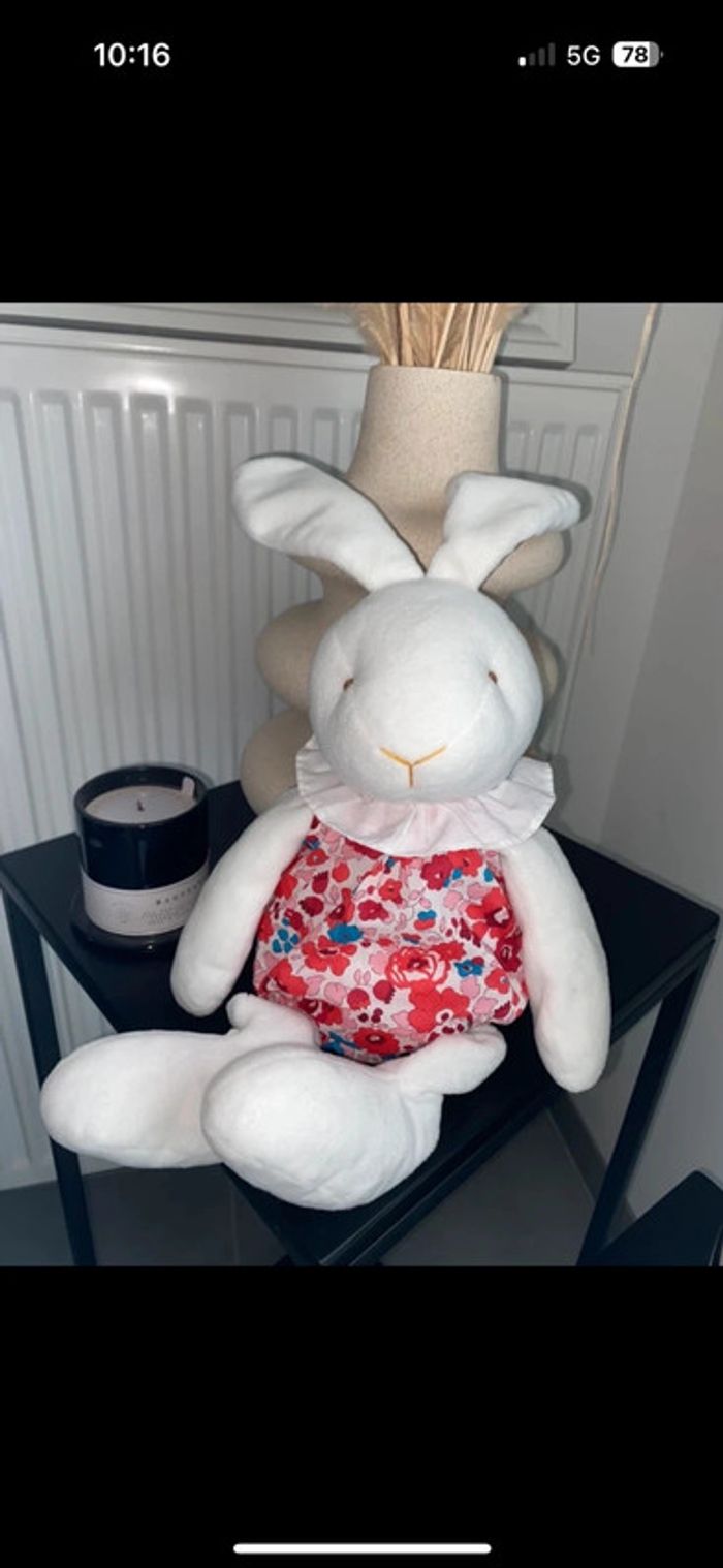 Doudou lapin jacadi bloomer