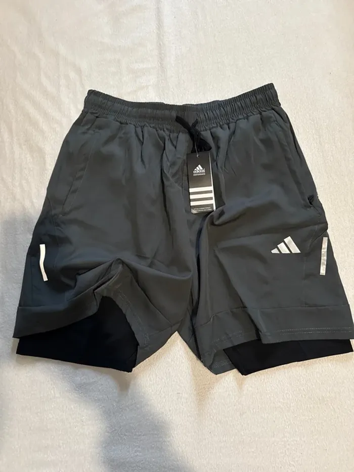 Short own the run spray dye 2-in-1 taille XL - photo numéro 6