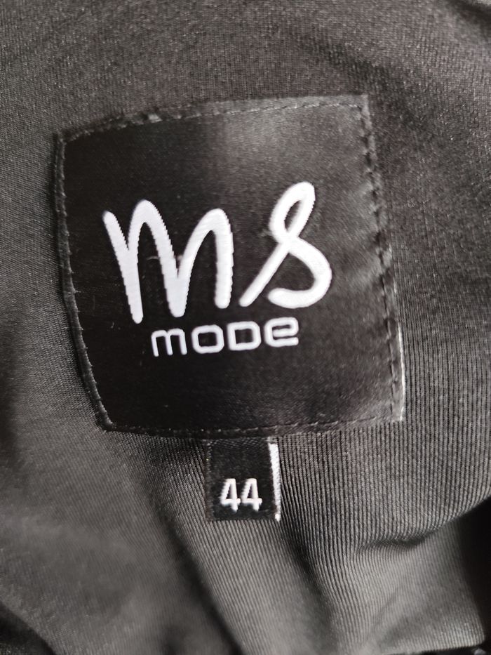 Petite veste style spencer polyester noire 44 - photo numéro 4