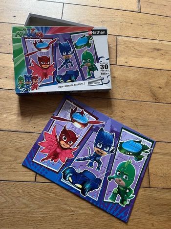 Puzzle PJmasks 30 pièces  Nathan  4ans