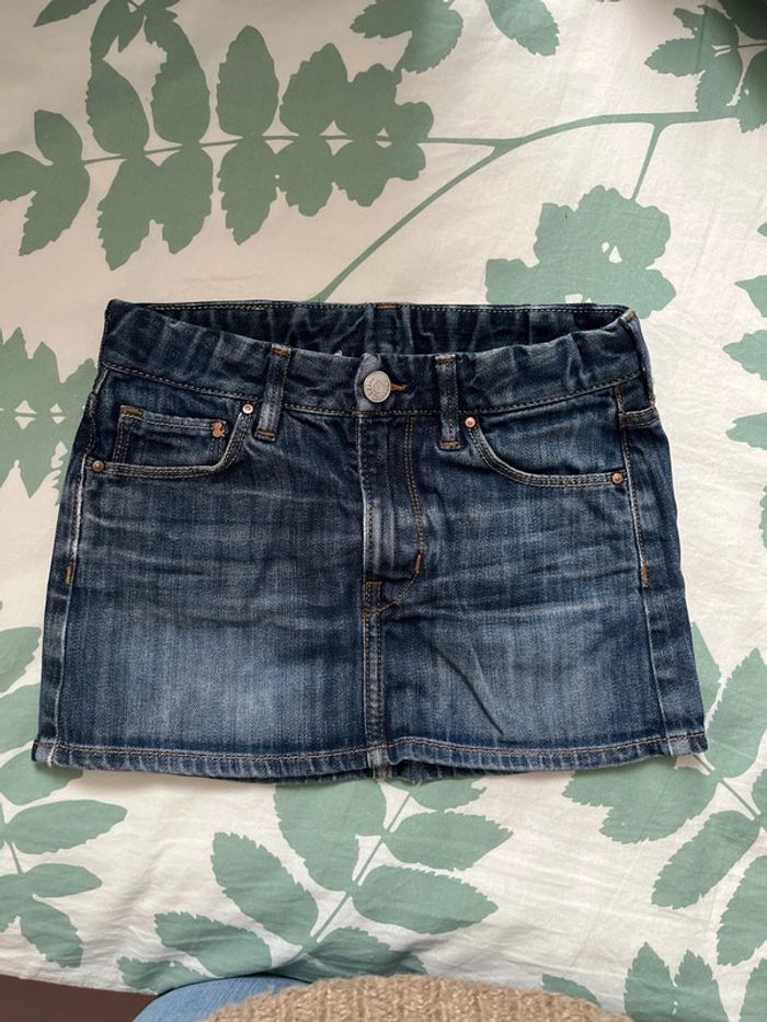 Mini jupe jean fille 6/7 ans  &now