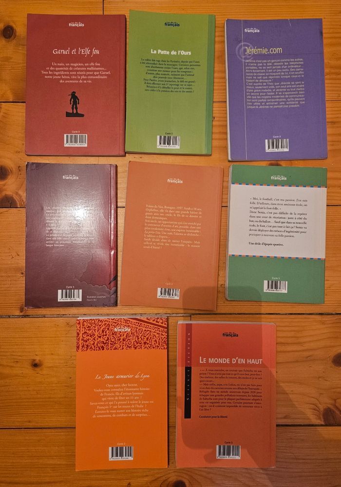 Lot de 8 livres SED – Lecture Collège / Jeunesse primaire - photo numéro 2